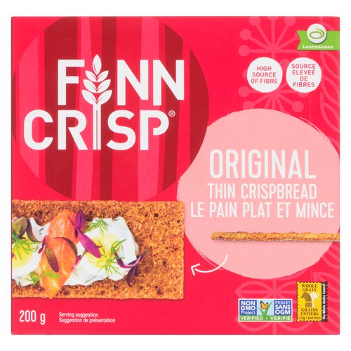 Finn Crisp Thin Rye Crispbread Original 200 g