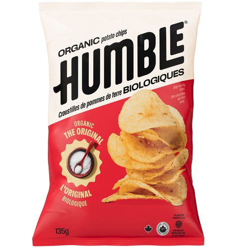 Humble Organic Potato Chips Original 135 g