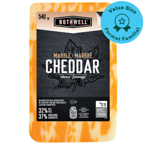 Bothwell Cheddar Cheese Marble Value Size 540 g