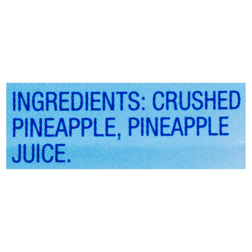 Dole Crushed Pineapple Packed In Pineapple Juice 398 ml