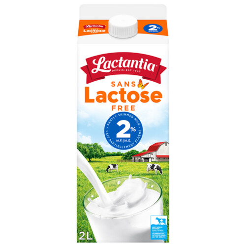 Lactantia Lactose-Free 2% Milk Partly Skimmed 2 L