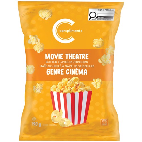 Compliments Movie Theatre Popcorn Butter 190 g