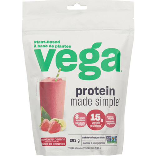 Vega Made Simple Protein Strawberry Banana 263 g