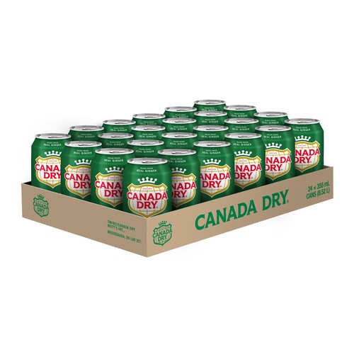 Canada Dry Soft Drink Ginger Ale 24 x 355 ml (cans)