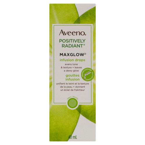 Aveeno Positively Radiant Maxglow Infusion Drops 40 ml