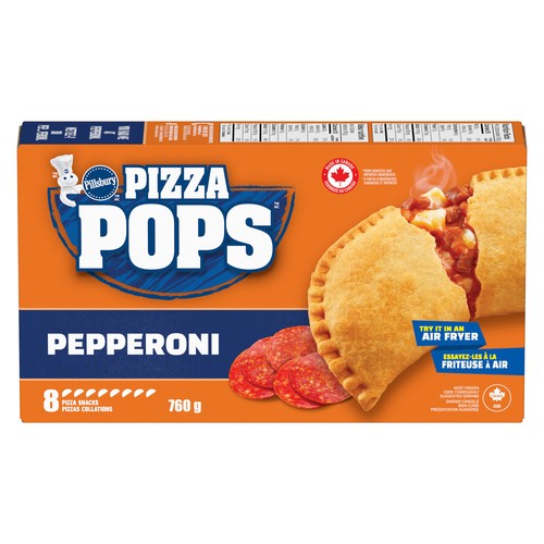 Pillsbury Pizza Pops Frozen Pizza Snacks Pepperoni 760 g