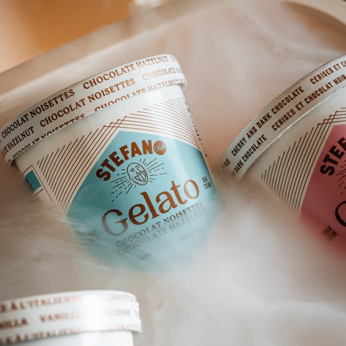 Stefano Faita Gelato Italian Style Chocolate Hazelnut 500 ml