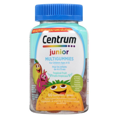 Centrum Junior Multivitamins Gummies Tropical Fruits 60 Count