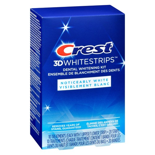 Crest 3D Whitestrips Noticeably White At-home Whitening Kit 10 Treatments 