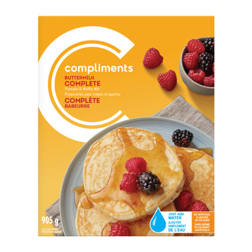 Compliments Pancake & Waffle Mix Buttermilk 905 g