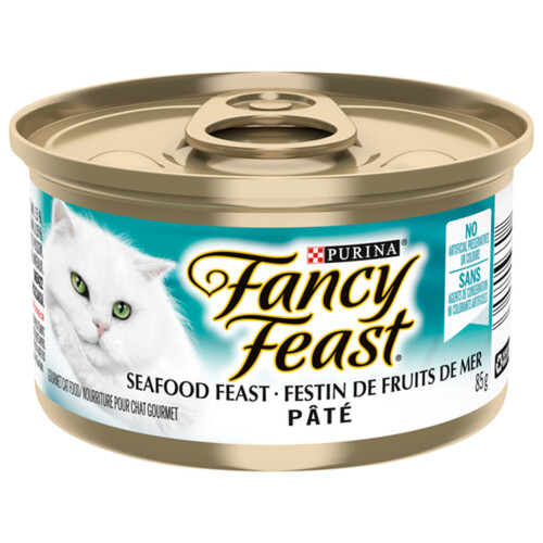Fancy Feast Wet Cat Food Pâté Seafood Feast 85 g