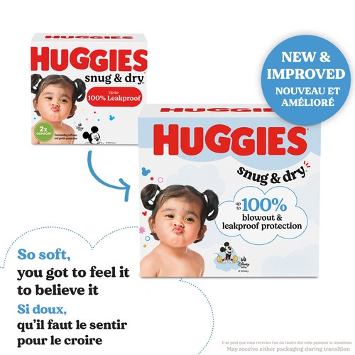 Huggies Snug And Dry Diapers Size 1 128 Count