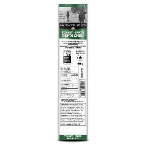 McSweeney's Meat Snacks Turkey Pep'N Ched 90 g