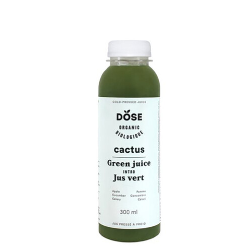 Dose Organic Cold Press Juice Cactus 300 ml (bottle)