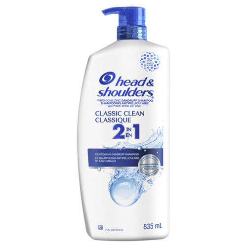 Head & Shoulders Shampoo & Conditioner 2N1 Classic Clean 835 ml