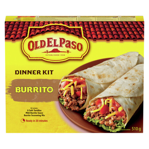 Old El Paso Dinner Kit Burrito 510 g