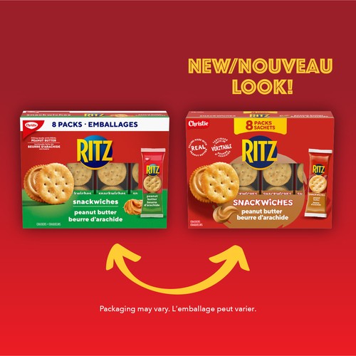 Christie Ritz Crackers Snackwiches Peanut Butter 8 x 39 g