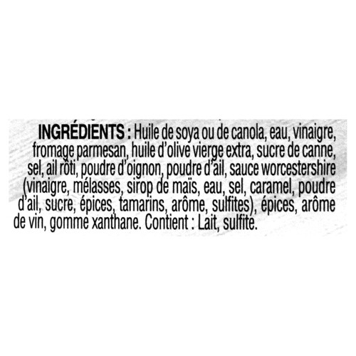 Newman's Own Dressing Parmesan & Roasted Garlic 350 ml
