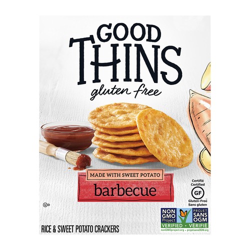 Christie Good Thins Gluten-Free Crackers Sweet Potato BBQ 100 g