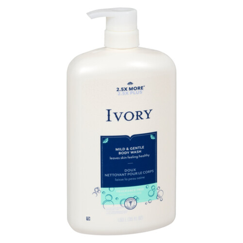 Ivory Body Wash Fragrance Free 1.035 L