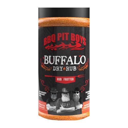 BBQ Pit Boys Buffalo Dry Rub 340 g