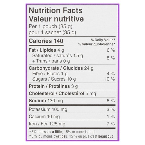 Dare Bear Paws Peanut-Free Soft Cookies Brownie 14 Pouches 490 g