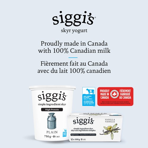 Siggi's Skyr Yogurt 0% Vanilla 750 g