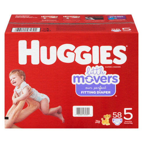 Huggies Little Movers Size Diapers 5 58 Count