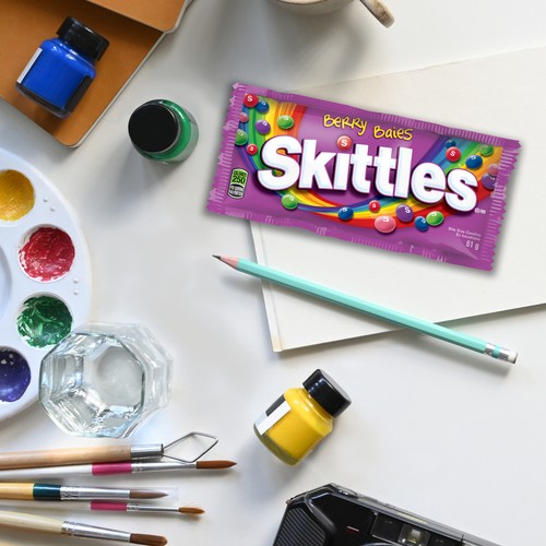 Skittles Wild Berry Chewy Candy Full Size Bag 61 g