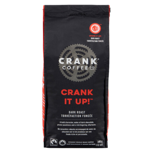 Crank Coffee Whole Bean Coffee Crank It Up 340 g