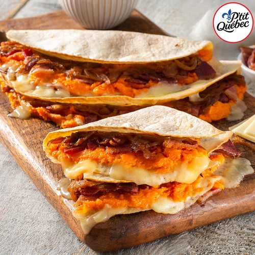 P’tit Québec Sliced Cheese Very Mild Cheddar 12 Slices 240 g