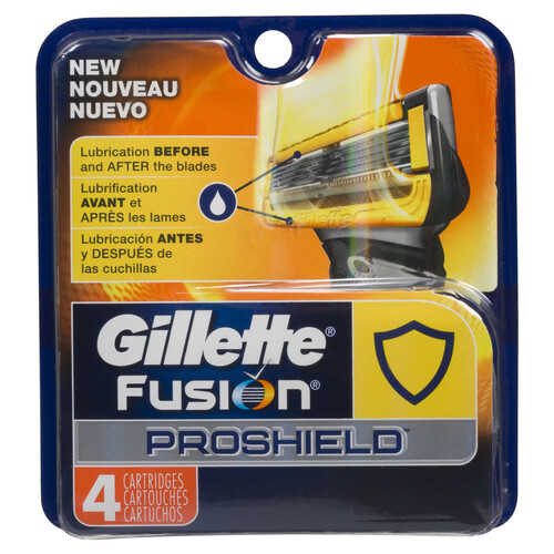Gillette Fusion Proshield Razor Blade Refill 4 Cartridges