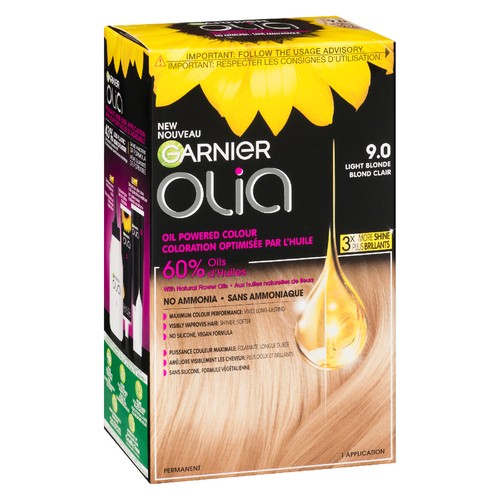 Olia Canada Hair Color 9.0 Light Blond 1 EA 