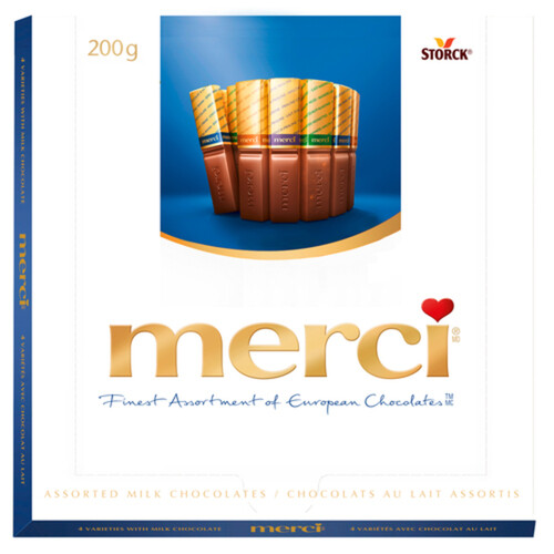 Merci European Milk Chocolate Assorted 200 g