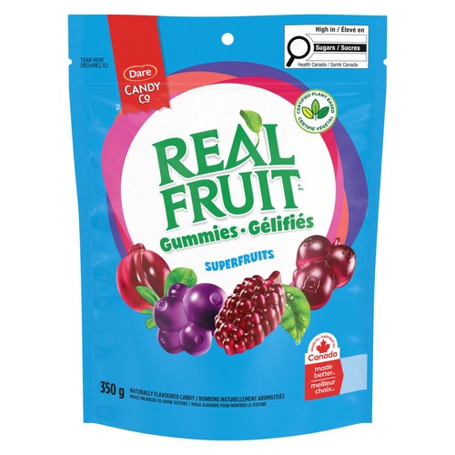 Dare Fresh Pack Real Fruit Candy Gummies Super Fruits 350 g