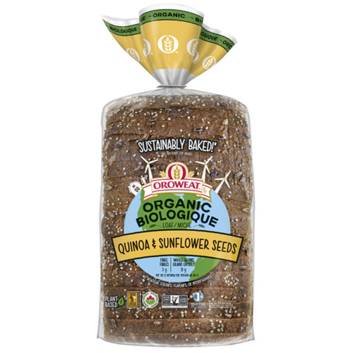Oroweat Organic Bread Quinoa & Sunflower Seeds 680 g