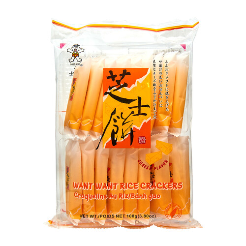 Hot Kid Want Want Rice Crackers Cheese Flavour 108 g