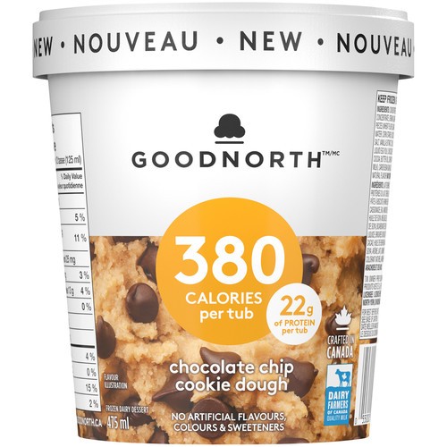Goodnorth Ice Cream Chocolate Chip Cookie Dough 475 ml