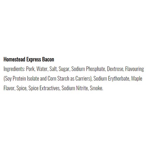 Drake Meats Homestead Express Bacon 1 kg
