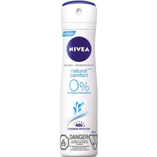 Nivea Natural Comfort Dry Spray Deodorant 150 ml