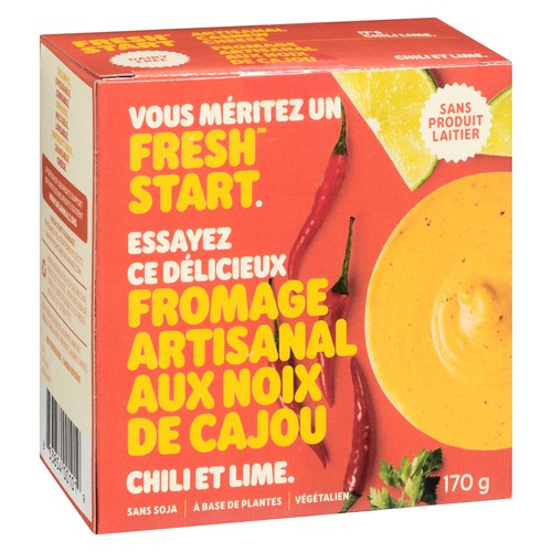 Fresh Start Dairy Free Cheese Chili Lime 170 g