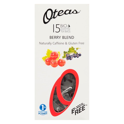 Oteas Tea Berry Blend 15 Biodegradable Tea Bags 34 g