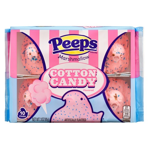 Peeps Marshmallow Cotton Candy Chicks 85 g