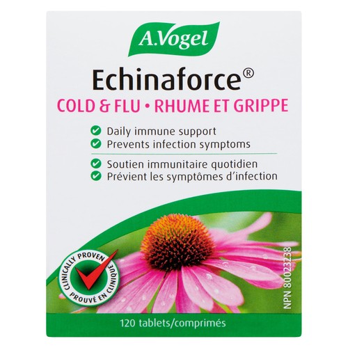 A.Vogel Echinaforce Cold & Flu Prevention Tablets 120 Count