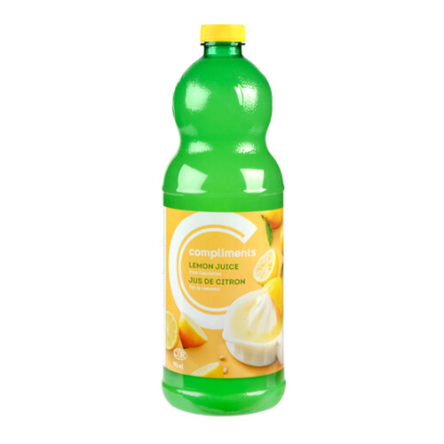 Compliments Lemon Juice From Concentrate 946 ml