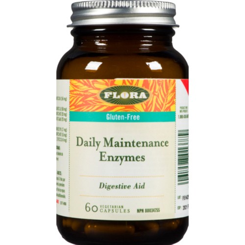 Flora Daily Maintenance Digestive Enzymes 60 EA