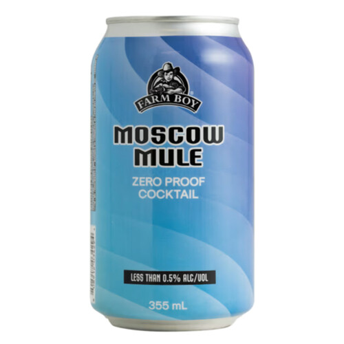 Farm Boy Zero Proof Cocktail Moscow Mule 355 ml (can)