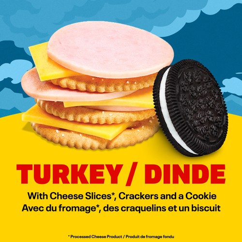Lunchables Smoke Flavoured Cured Turkey Chocolate Sandwich Cookie Processed Cheese Product Crackers Turkey 90 g