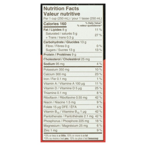 Natrel 3.25% Milk Fine-Filtered Homogenized 1 L