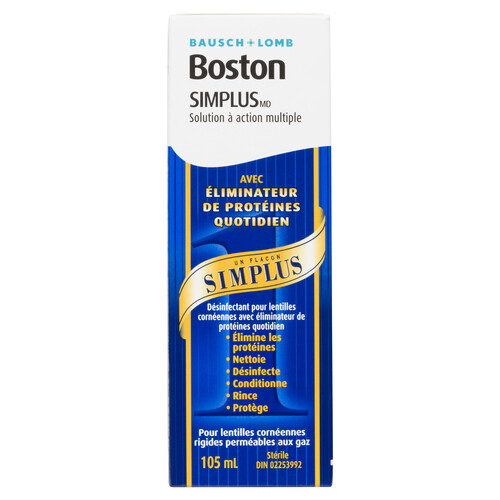 Boston Multi Action Simplus Contact Lens Solution  105 ml